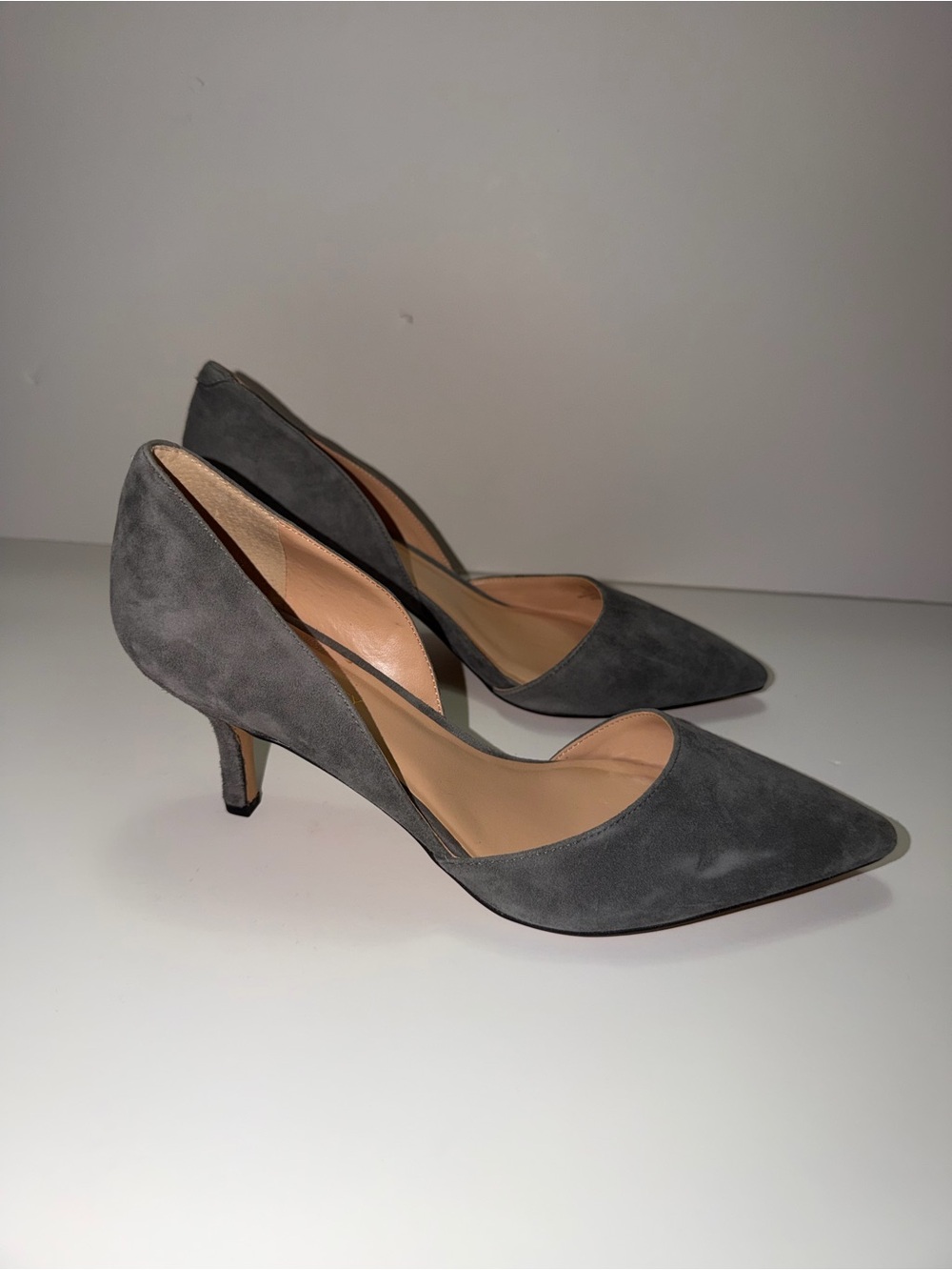 Sole society gray pumps suede NIB